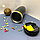 Термокружка Dark Latte, 420 мл Двойные стенки, нержавеющая сталь, прорезиненное дно Желтая, фото 6