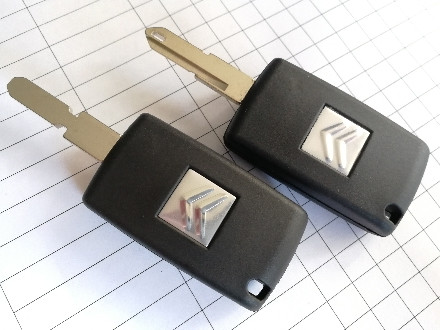 Корпус ключа для замены штатного Citroen - фото 1 - id-p207602174