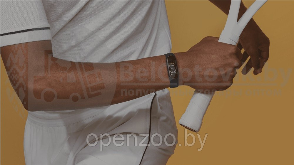 NEW Фитнес - браслет Mi Smart Band 4 Черный (в белом бумажном кейсе) - фото 10 - id-p207595490