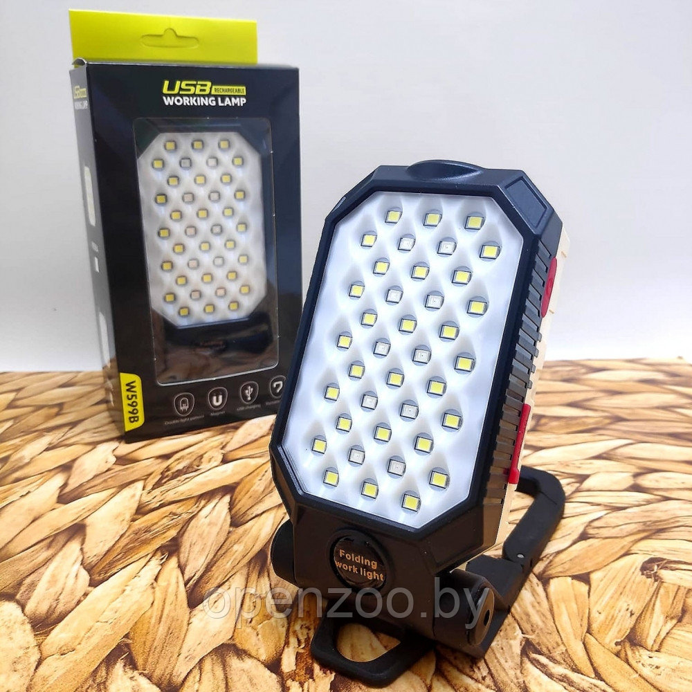 Переносной светодиодный фонарь - лампаUSB Working Lamp W599В (3 режима свечения, 1 фонарь, 4 вида крепления) - фото 8 - id-p207593704