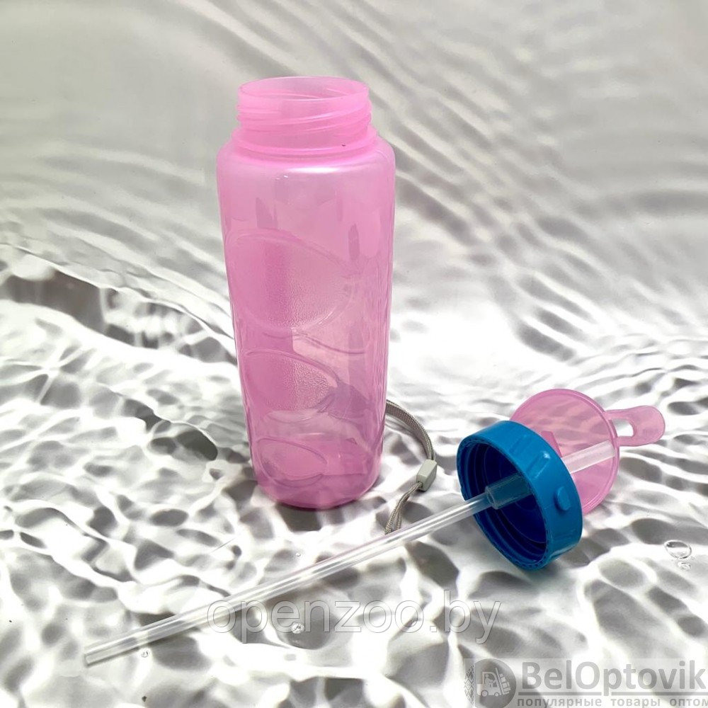 Бутылка для воды и других напитков LIFESTYLE anatomic C трубочкой, 500 мл, 3 - фото 5 - id-p207593706