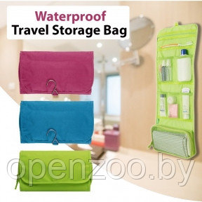 Дорожная сумка для гигиенических принадлежностей Travel Storage Bag (органайзер) Зеленый - фото 1 - id-p207596111