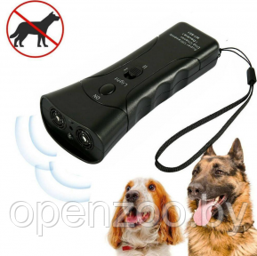 Ультразвуковой отпугиватель собак Ultrasonic Dog ChaserDog Trainner (кликер для отпугивания собак  и их