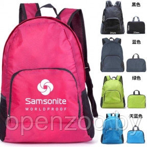 Рюкзак Samsonite Worldroof (легко трансформируется в косметичку) Розовый - фото 1 - id-p207596118