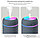Ультразвуковой увлажнитель воздуха-ночник Aroma H2O, 300 ml Черный, фото 6