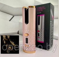 Беспроводные Бигуди Сordless automatic  стайлер для завивки волос  Розовый