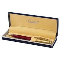 Ручка подарочная шариковая GALANT "Bremen", корпус бордовый с золотистым, золотистые детали, пишущий узел 0,7