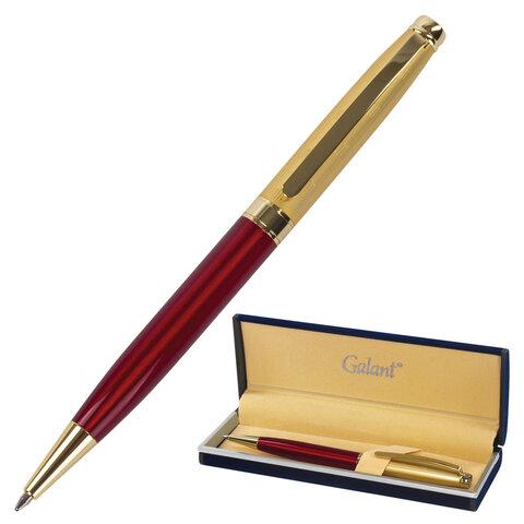 Ручка подарочная шариковая GALANT "Bremen", корпус бордовый с золотистым, золотистые детали, пишущий узел 0,7 - фото 2 - id-p207602146