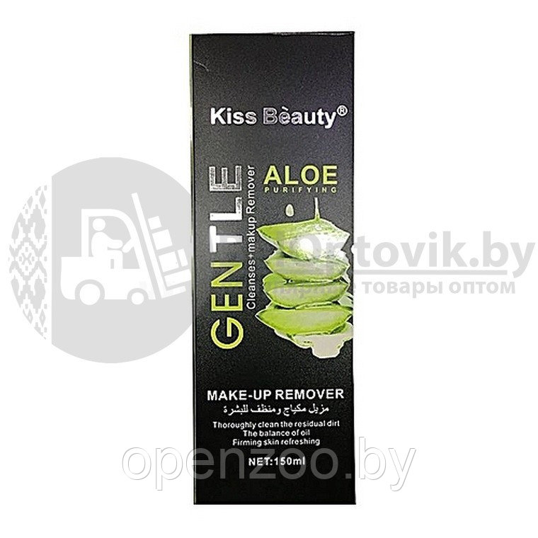 Успокаивающее и очищающее средство (пенка) для умывания Gentle Kiss Beauty ALOE со щеточкой, 150 мл - фото 8 - id-p207596127