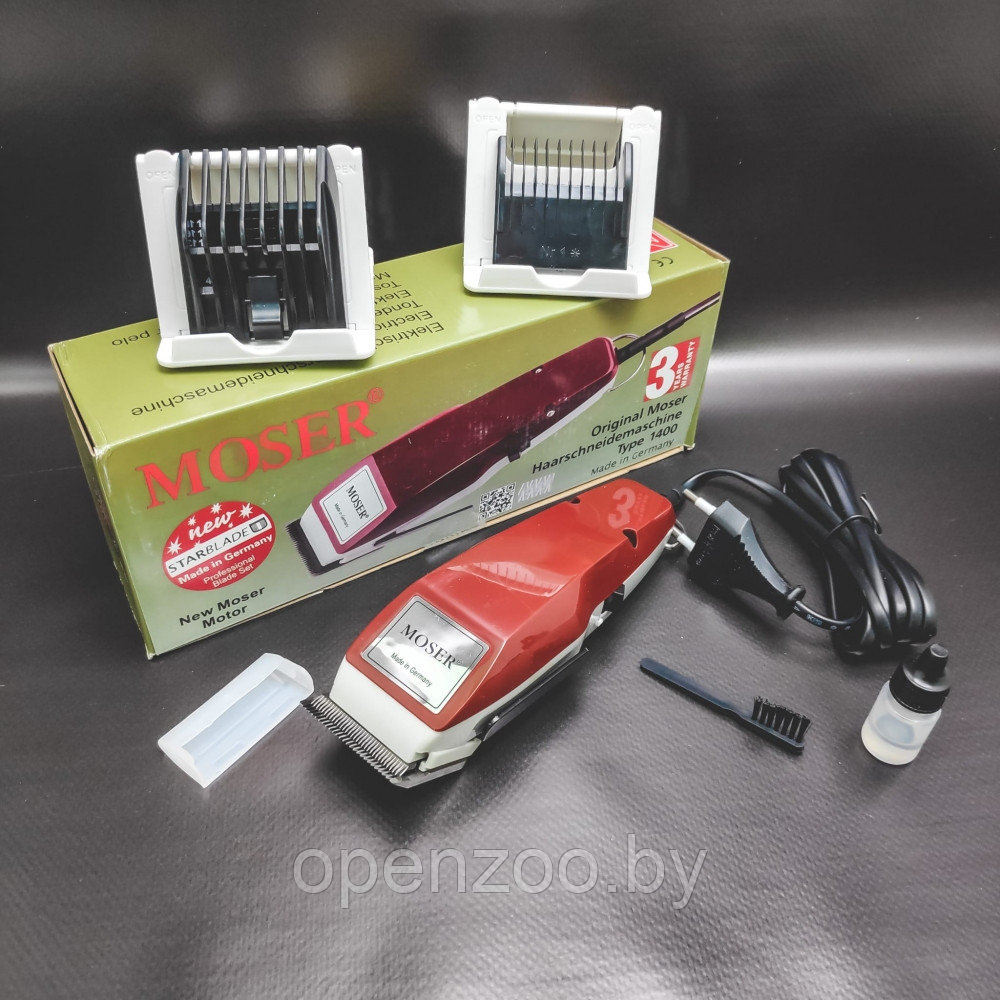 Машинка для стрижки волос профессиональная сетевая MOSER 1400-0051 (Германия) - фото 10 - id-p207596133