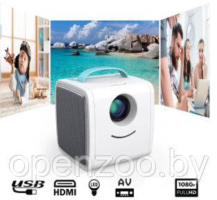 Детский проектор Kids Story Projector Q2 Белый с голубой ручкой - фото 1 - id-p207596134