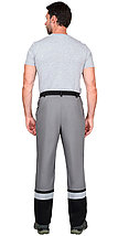 Костюм "СИРИУС 5120" куртка, брюки средне-серый с красным и СОП, фото 2