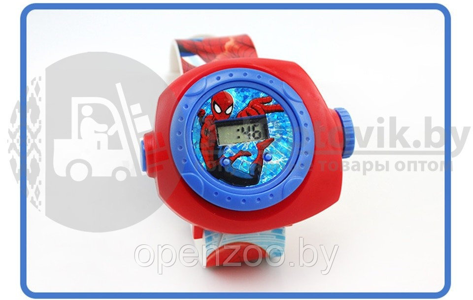 Часы детские наручные с проектором 24 картинки Капитан Америка - фото 6 - id-p207596136