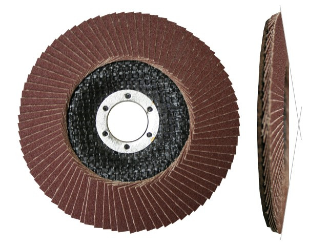 Круг лепестковый 125*22мм А80 конич.КЛТ2