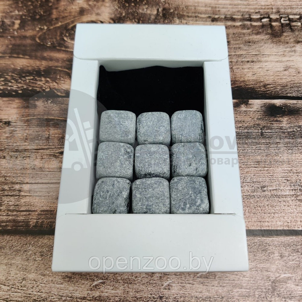 Подарочный набор: Камни для виски (9 камней в коробочке) Whiskey Stones (РФ) - фото 4 - id-p207595525