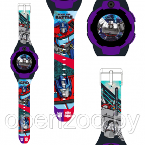 Смарт часы Jet KID Megatron vs Optimus Prime, детские, цветной дисплей 1.44, фиолетовые