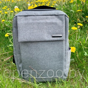 Городской рюкзак Кембридж с USB и отделением для ноутбука до 14.5 Серый - фото 1 - id-p207593730