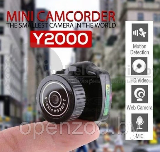 Мини-видео экшен камера Y2000 - фото 9 - id-p207596961