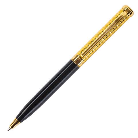 Ручка подарочная шариковая GALANT "Empire Gold", корпус черный с золотистым, пишущий узел 0,7 мм, синяя - фото 3 - id-p207603277