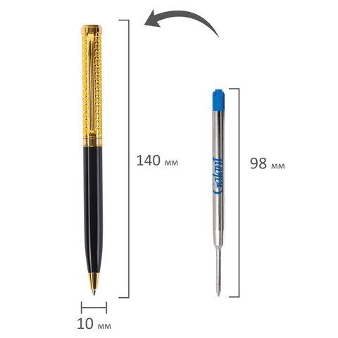 Ручка подарочная шариковая GALANT "Empire Gold", корпус черный с золотистым, пишущий узел 0,7 мм, синяя - фото 9 - id-p207603277