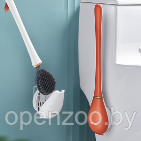 Ершик из эластичного силикона VIP Brush Туалетная плоская щетка для чистки унитаза Белый - фото 1 - id-p207594105