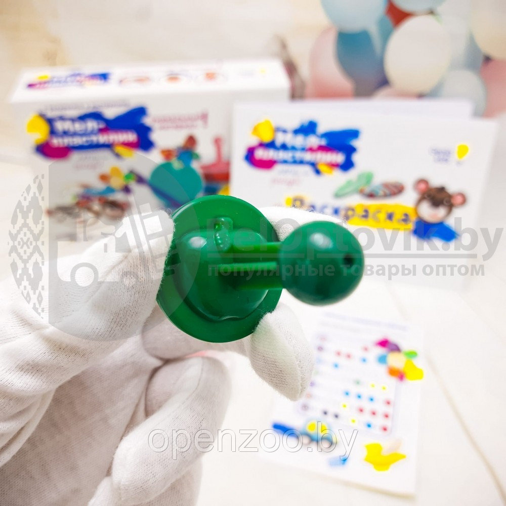 New Набор для творчества Genio Kids Мел - пластилин. Лепи и рисуй с раскраской - фото 6 - id-p207594111
