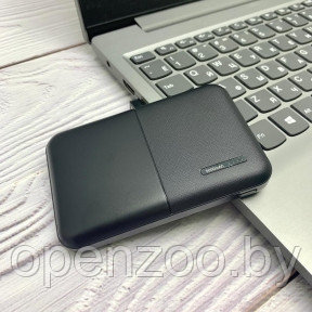 Портативное зарядное устройство Power Bank 5000mAh Kinetic, с индикатором заряда Черный