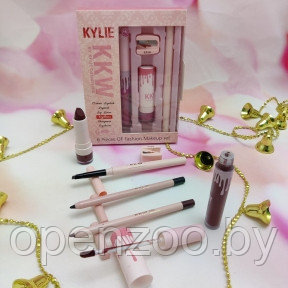 Набор косметики для макияжа KYLIE (Кайли) KKW 6 in1 с точилкой VIXEN