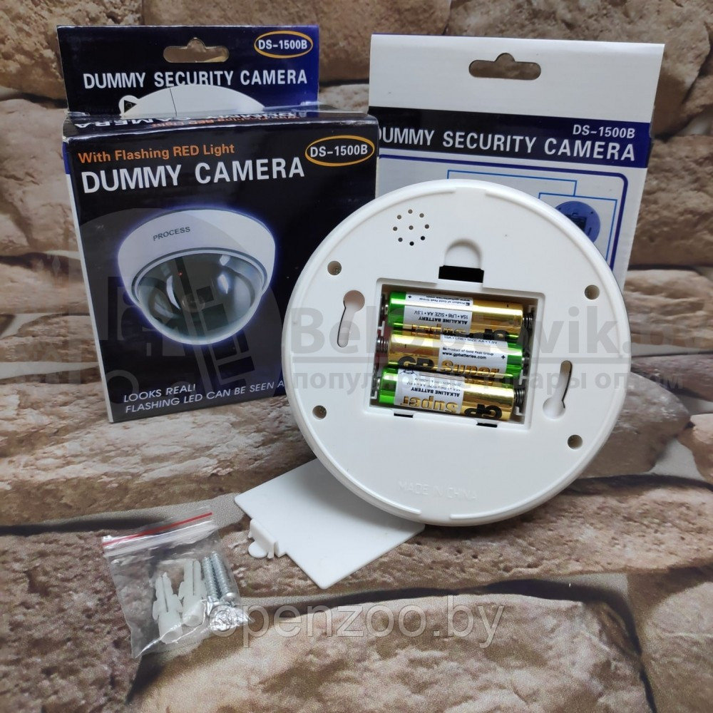 Муляж камеры видеонаблюдения Security Camera с мигающим красным светодиодом - фото 5 - id-p207596994