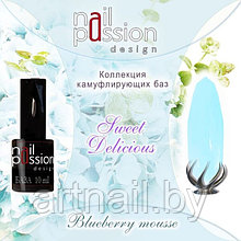 Камуфлирующая база Blueberry mousse NailPassion, 10мл