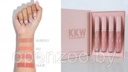 Набор косметики для макияжа KYLIE (Кайли) KKW 6 in1 с точилкой KIM