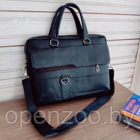 Стильная сумка - портфель для документов Jeep Buluo n.8012 Черная - фото 1 - id-p207595064