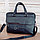 Стильная сумка - портфель для документов Jeep Buluo n.8012 Черная, фото 8