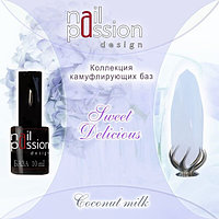 Камуфлирующая база Coconut milk NailPassion, 10мл