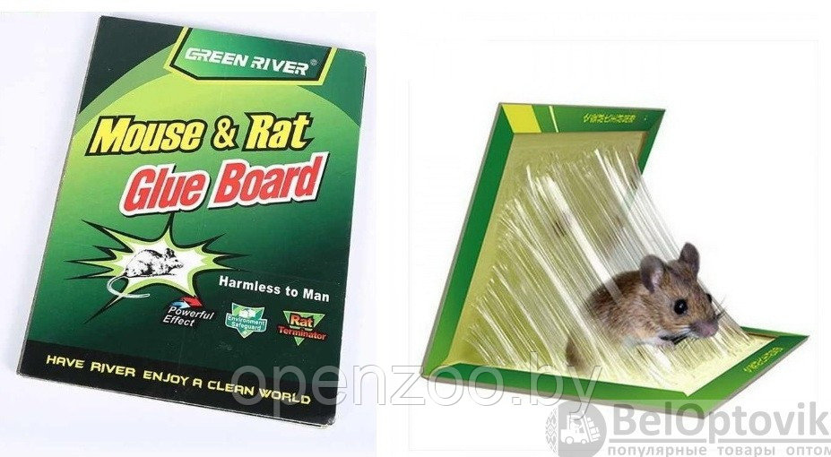 Липкая ловушка для мышей и насекомых MouseRat Glue Board - фото 6 - id-p207596187