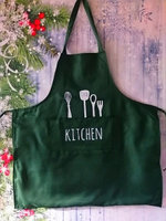 Фартук кухонный Kitchen 100 п/э Тёмно-зелёный