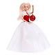 Кукла-модель шарнирная «Снежная принцесса Ксения», с аксессуаром, красно-белое платье / 1 шт., фото 2