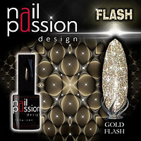 Гель-лак gold flash NailPassion, 10мл