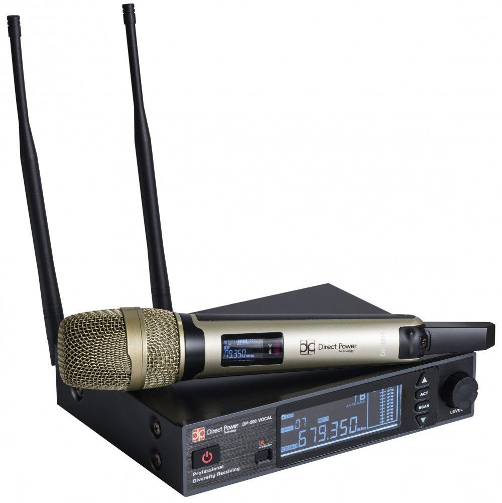 DP-200 VOCAL Вокальная радиосистема с ручным металлическим передатчиком - фото 1 - id-p207611778