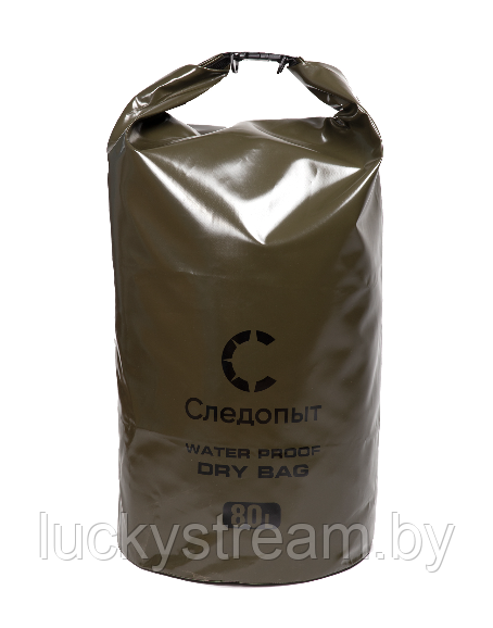 Гермомешок Следопыт - DRY BAG без лямок 80л, хаки - фото 1 - id-p207613387