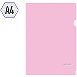 Папка-уголок Berlingo "Starlight", А4, 180мкм, прозрачная розовая, фото 2