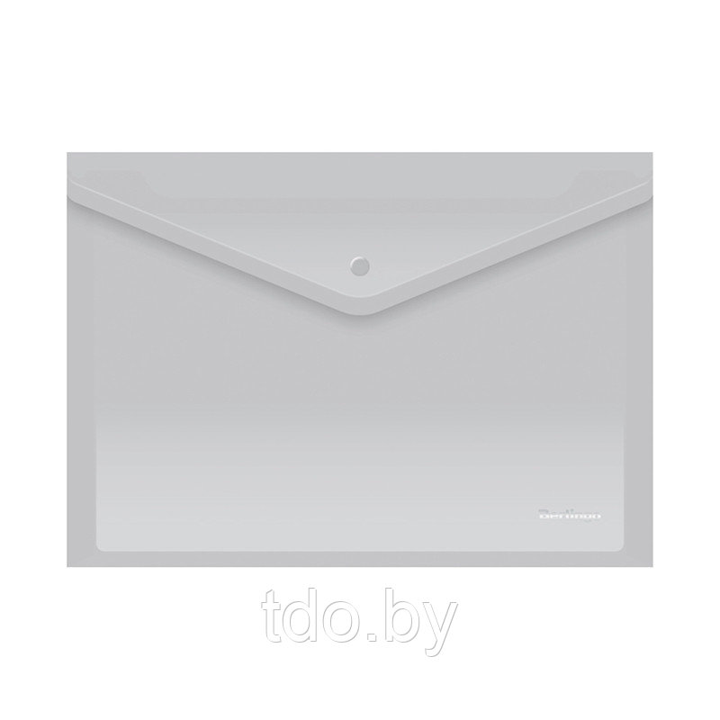 Папка-конверт на кнопке Berlingo, А4, 180мкм, матовая - фото 1 - id-p207619921