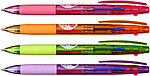 Ручка шариковая автоматическая многофункциональная MunHwa Hi-Color  корпус ассорти, 3 стержня