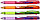 Ручка шариковая автоматическая многофункциональная MunHwa Hi-Color  корпус ассорти, 3 стержня, фото 2