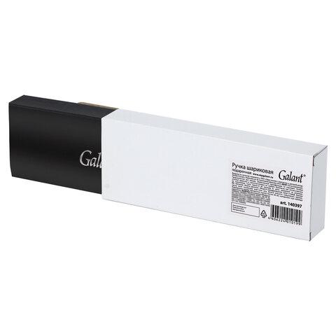 Ручка подарочная шариковая GALANT "Dark Chrome", корпус матовый хром, золотистые детали, пишущий узел 0,7 мм - фото 4 - id-p207620046