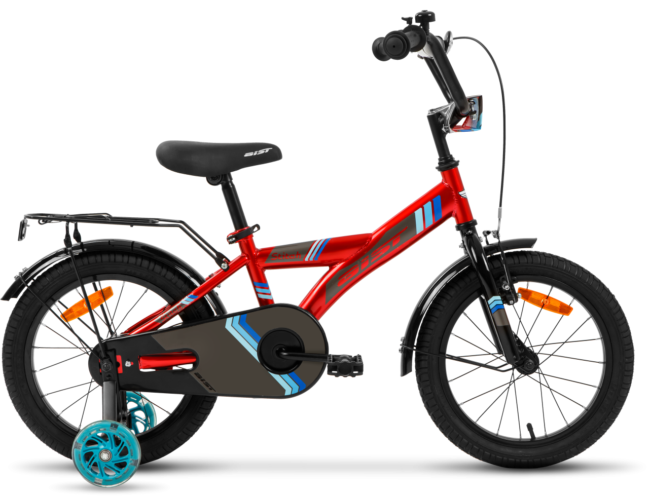 Велосипед двухколесный для детей AIST STICH 20 красный
