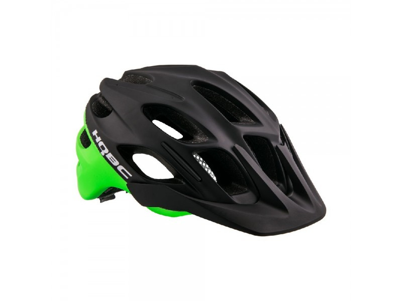 Шлем HQBC, DUALQ, черный/зеленый матовый, р-р 54-58 см.