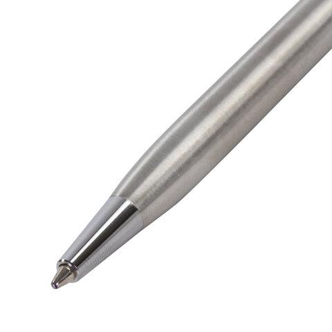 Ручка подарочная шариковая GALANT "Arrow Chrome", корпус серебристый, хромированные детали, пишущий узел 0,7 м - фото 5 - id-p207623141