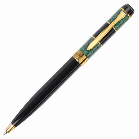 Ручка подарочная шариковая GALANT "Granit Green", корпус черный с темно-зеленым, пишущий узел 0,7 мм - фото 3 - id-p207627724