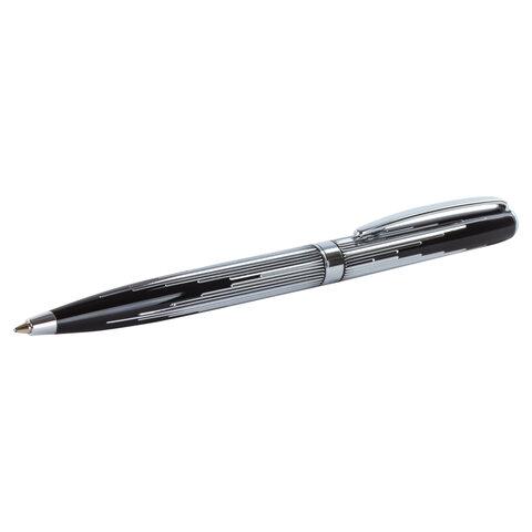 Ручка подарочная шариковая GALANT "Offenbach", корпус серебристый с черным, хромированные детали, пишущий узел - фото 8 - id-p207628801